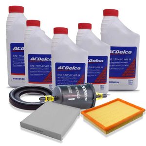 Kit Troca De Óleo Sintético 15w40 + Filtros Vectra Kit Nova KIT2079