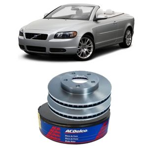 Par Disco Freio Dianteiro Volvo C70 Acdelco KIT2533