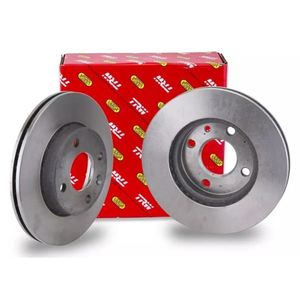 Par De Discos Freio Dianteiro  Onix /prisma Trw Varga TRW Varga KIT800