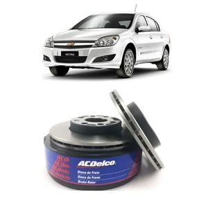 Par Disco Freio Dianteiro Chevrolet Vectra Acdelco KIT2522