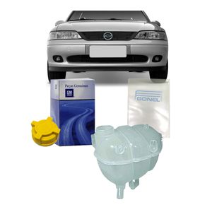 Reservatorio De Radiador Com Tampa Vectra /3 Bicos Kit Nova KIT2775