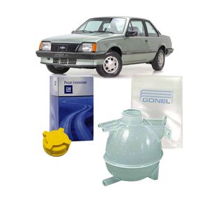 Reservatorio De Radiador Com Tampa Prisma /agile /meriva /montana /monza Ar /corsa /vectra Kit Nova