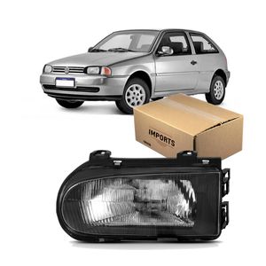 Farol Dianteiro Mascara Negra Lado Esquerdo Gol Imports MC058076