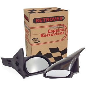 Par De Espelho Retrovisor Sem Controle  Vectra Rx2264 Retrovex KIT818