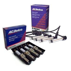 Kit Velas De Ignição + Jogo Cabo Vela Astra /omega /zafira /vectra Acdelco KIT2210