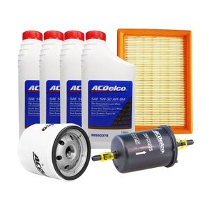 Kit Revisão 4 Óleos 5w30 Semisintetico + Filtro De Ar Óleo E Combustivel Celta Kit Nova KIT2309
