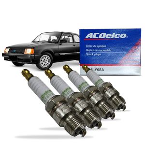 Jogo De Vela Ignição Chevette 1.0 1.4 1.6 Gasolina Acdelco JG41LY6SA