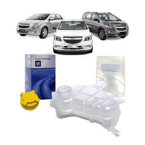 Reservatorio De Radiador Com Tampa Onix /prisma /spin /cobalt /1.4 1.8 Kit Nova KIT2765