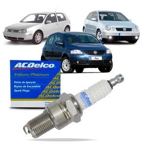 Vela Ignição Golf 1.6 /fox 1.0 8v 1.6 8v /polo /cross Fox /space Acdelco 19347304