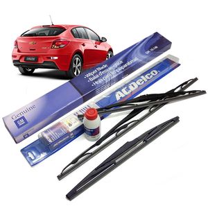 Kit Palhetas Limpador Dianteira E Traseira Com Aditivo Hatch  Cruze Peças Genuínas GM KIT177