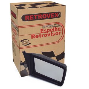 Espelho Retrovisor 2 E 4 Portas Lado Direito  Com Controle Monza Retrovex RX2220