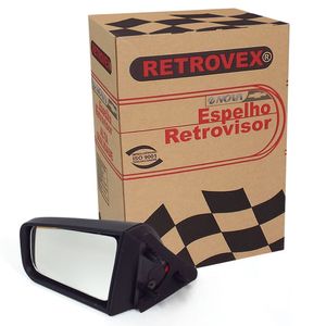 Espelho Retrovisor Adaptavel Lado Esquerdo  Sem Controle Chevette Retrovex RX2207