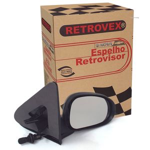 Espelho Retrovisor 2 Portas Lado Direito  Com Controle Gol Retrovex RX1110