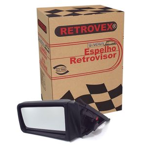 Espelho Retrovisor 2 E 4 Portas Lado Esquerdo  Sem Controle Monza Retrovex RX2223