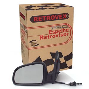 Espelho Retrovisor Lado Esquerdo Com Controle Prisma /celta Retrovex RX2239