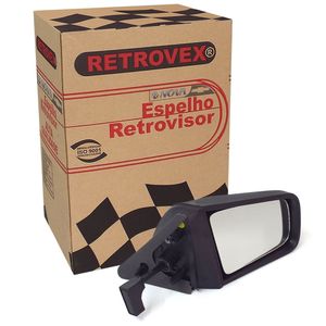 Espelho Retrovisor Lado Direito  Com Controle Chevette Retrovex RX2204