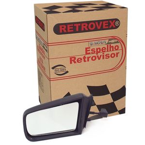 Espelho Retrovisor Lado Esquerdo  Com Controle Chevette Retrovex RX2205