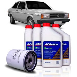 Kit Troca Óleo 5w-40 Api Sn + Filtro De Voyage 1.6 8v Kit Nova KIT2048