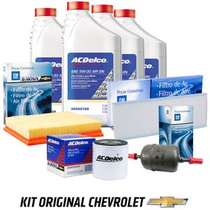 Kit Troca De Óleo 5w30 Sintético Com Todos Filtros Agile /montana /classic Peças Genuínas GM KIT509