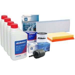Kit Troca De Óleo 20w50 E Filtros Gasolina Tigra /corsa Peças Genuínas GM KIT920