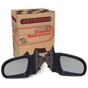 Par De Espelho Retrovisor Sem Controle Corsa Retrovex KIT846