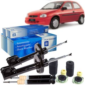 Amortecedores Dianteiro E Traseiro Wind Corsa Peças Genuínas GM KIT1104B