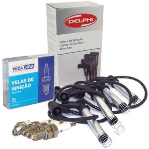 Jogo Cabos E Velas De Ignição 2.0 Flex 121/128cv  Astra /zafira /vectra Kit Nova KIT1106