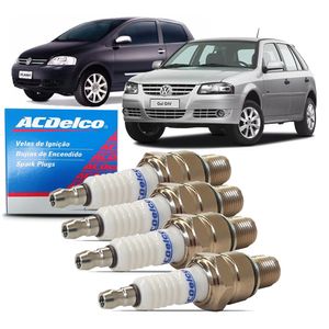 Jogo De Vela Ignição Golf 1.6 8v Gasolina /gol 1.0 /fox /polo Acdelco JG19347299