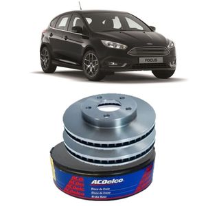 Par Disco Freio Dianteiro Ford Focus Acdelco KIT2531