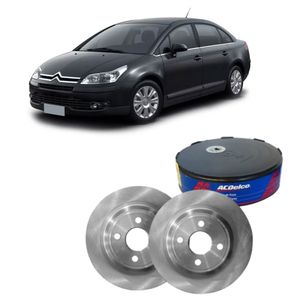 Par Disco Freio Dianteiro Citroen C4 Pallas 2.0 16v Gas Flex Acdelco KIT2589