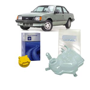 Reservatorio De Radiador Com Tampa Monza Kit Nova KIT2805