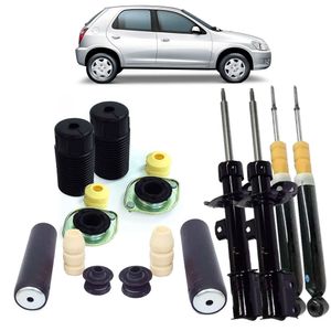 Kit Amortecedores Dianteiros E Traseiros + Jogo De Coifas Batentes Celta /corsa Classic Kit Nova KIT