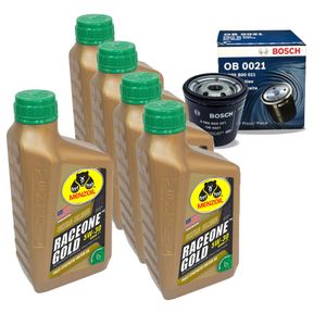Kit Troca De Óleo E Filtro Motor 5w30 Dexos1 Sintético Raceone Gold Astra 2.0 Flex /zafira /vectra K