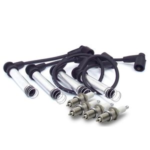 Kit Velas Ignição + Cabos  Meriva 1.8 8v Flex /montana /corsa 1.0 1.6 8v gasolina Kit Nova KIT313