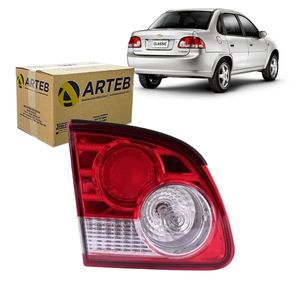 Lanterna Traseira Tampa Vermelha Esquerda Classic Arteb 460411