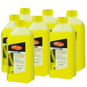 7 Aditivos De Radiador Concentrado Ecológico Amarelo 1l Logan /clio /kangoo /megane /r19 /r21 /symbo