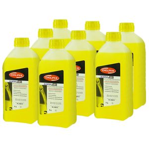 8 Aditivos De Radiador Concentrado Ecológico Amarelo 1l Logan /clio /kangoo /megane /r19 /r21 /symbo