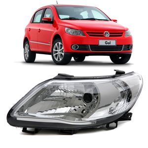 Farol H7/h1 Com Defletor De Malha Gol V Lado Esquerdo /voyage Arteb 160737