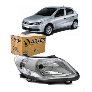 Farol H4 Gol Geraçao V Lado Direito Arteb 160712