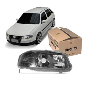 Farol Dianteiro Mascara Cinza Lado Direito Gol Imports MC061397