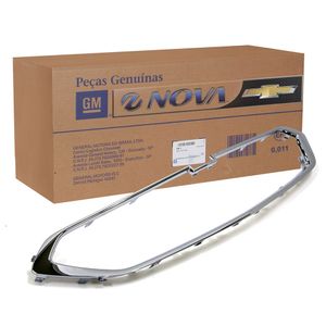 Moldura Cromada Da Grade Inferior Dianteira Peças Genuínas GM 52083337