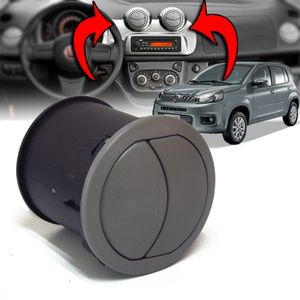 Difusor De Ar Central Novo Vivace Attractive Sporting Economy Way Nova Fiorino Cinza /uno Auto Quali