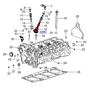 Válvula De Admissão Do Motor 1.4 Onix /prisma /agile /meriva /montana /corsa Peças Genuínas GM 93399