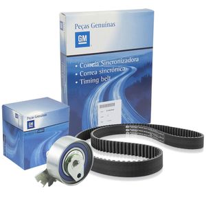 Kit Correia Dentada + Tensor 2.4 Gasolina  S10 /blazer Peças Genuínas GM KIT1487