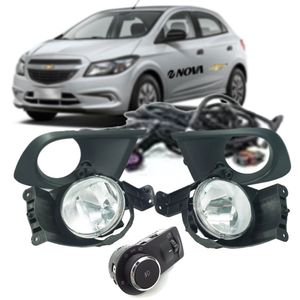 Kit De Farol Milha Neblina Joy  Onix /prisma Acessórios Chevrolet 52143750