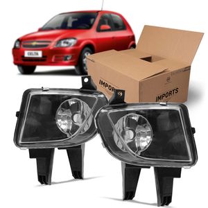 Par De Farol Milha Neblina  Prisma /celta Imports KIT451