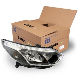 Farol Cromado Lado Direito Sem Led 52071165 Peças Genuínas GM 52151790
