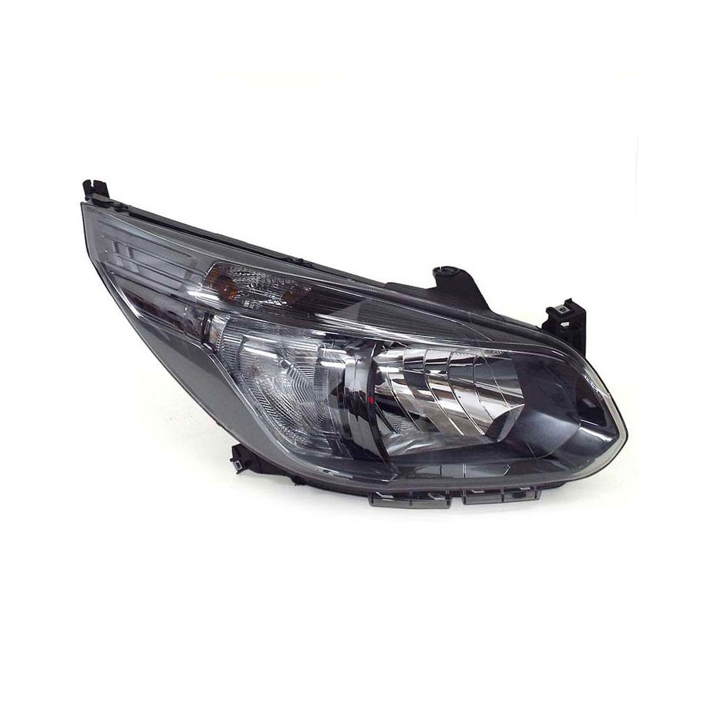Farol Lado Direito Dark Chrome Com Regulagem Elétrica Spin Peças