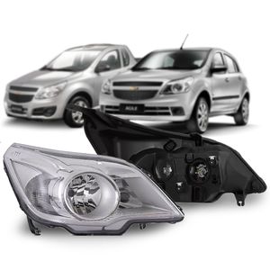 Par De Farol Cromado Agile /montana Imports KIT444