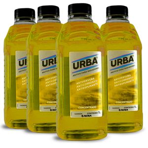 Aditivo Radiador Concentrado Amarelo 4 Litros Urba KIT1881